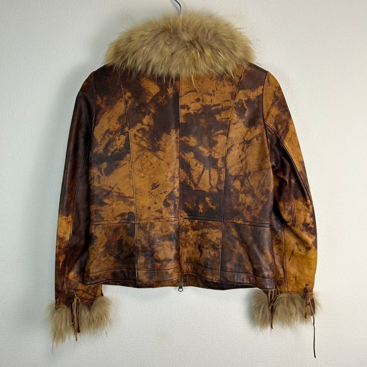 y2k SUN ROSE サンローズ レザージャケット ファー フェイクレザー