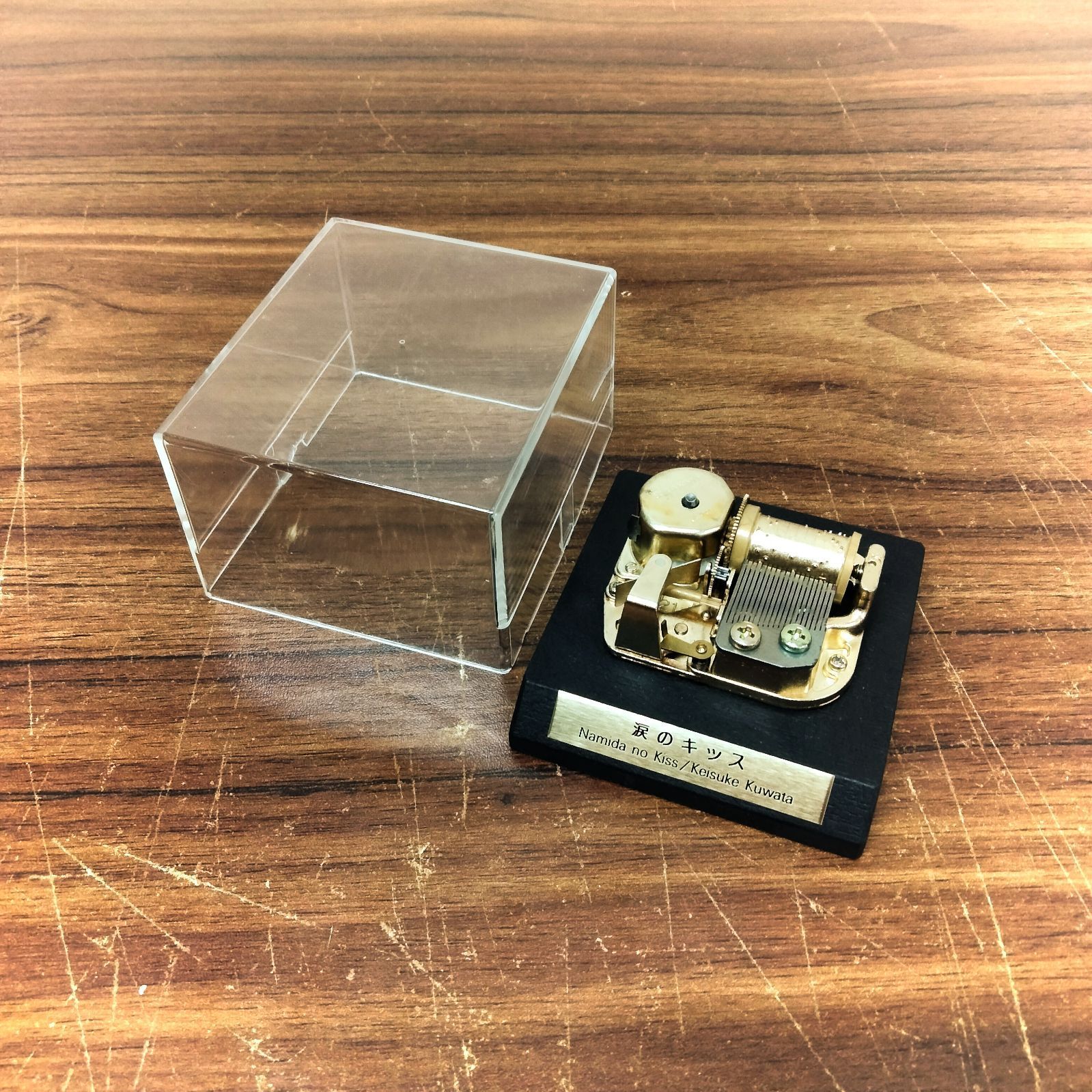 N-4829] 最終値下げ！動作品 Sankyo JAPAN オルゴール 曲 涙の