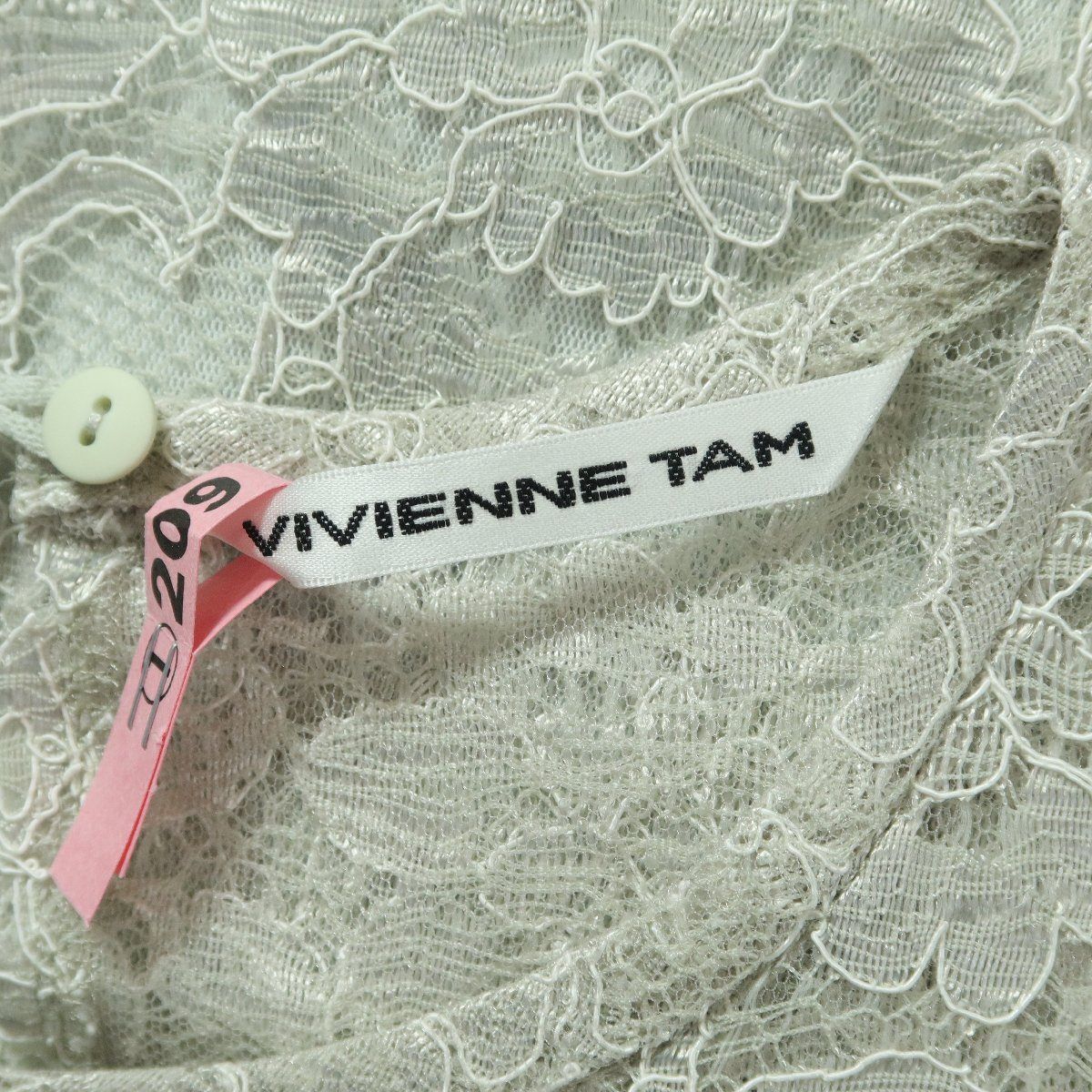 極美品】ヴィヴィアン タム☆ノースリーブワンピース ドレス サイズ38  