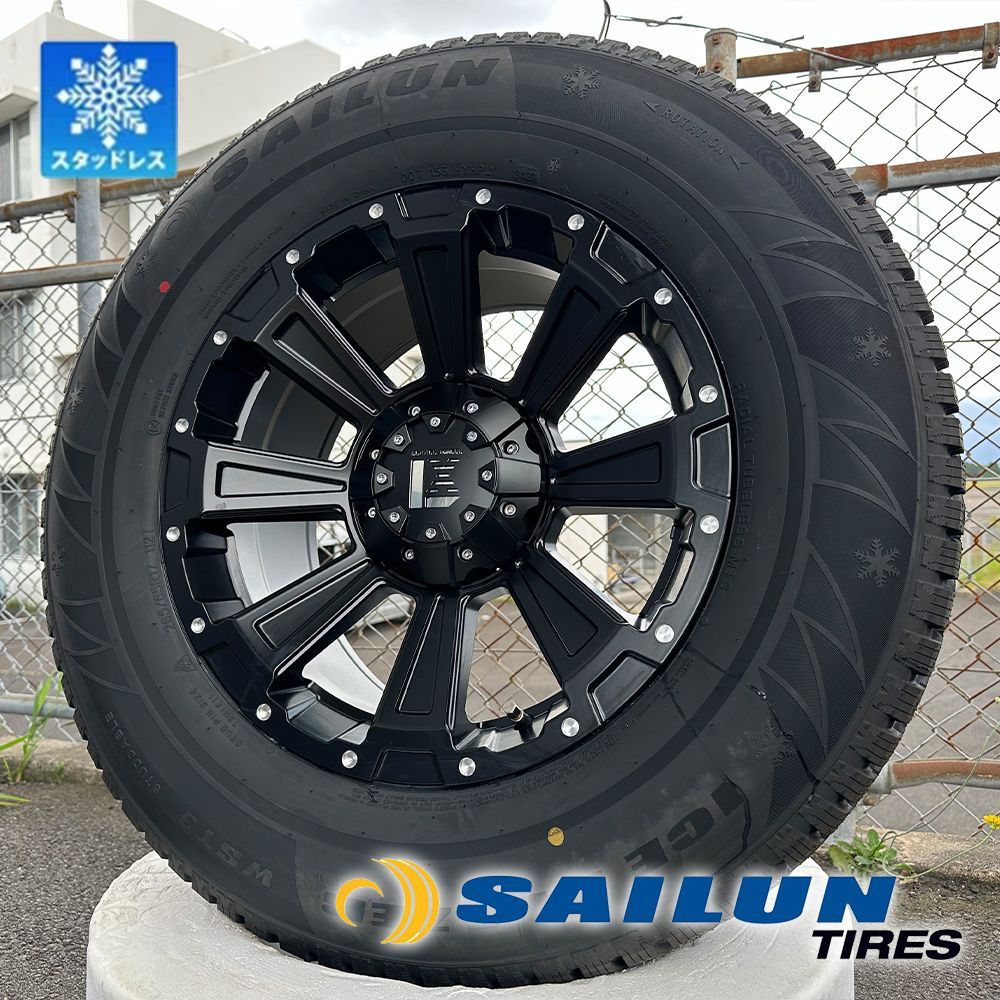 選べるタイヤサイズ!!】 スタッドレス プラド サーフ ハイラックス FJ タイヤホイールセット SAILUN WST3 265/65R17  265/70R17 DeathRock 17インチ 4本セット - メルカリ