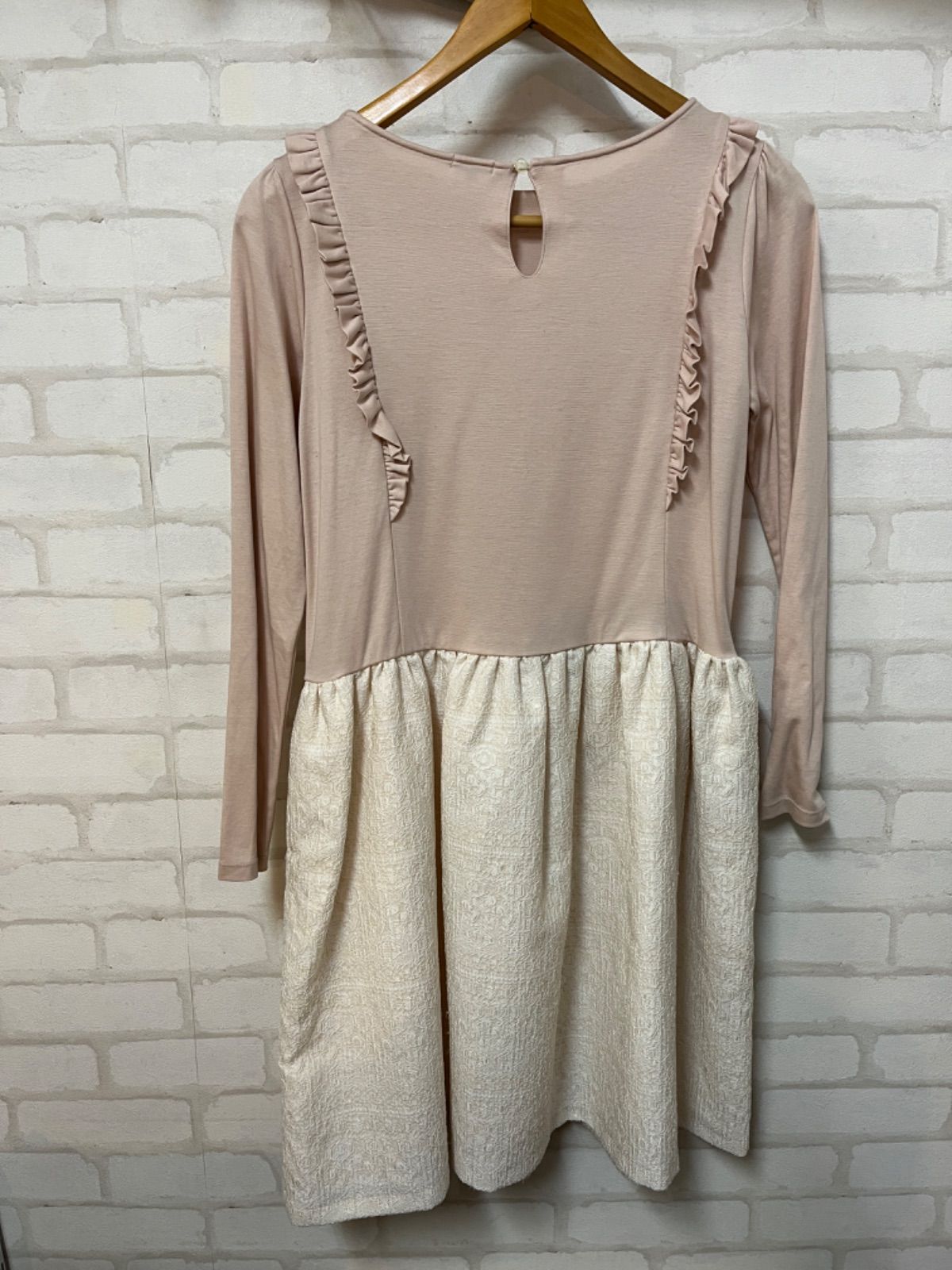  子供服 ブランド トッカ TOCCA ワンピース 160㎝ トッカワンピース 食事会 結婚式 発表会 ピアノ発表会 七分袖 長袖 ワンピース