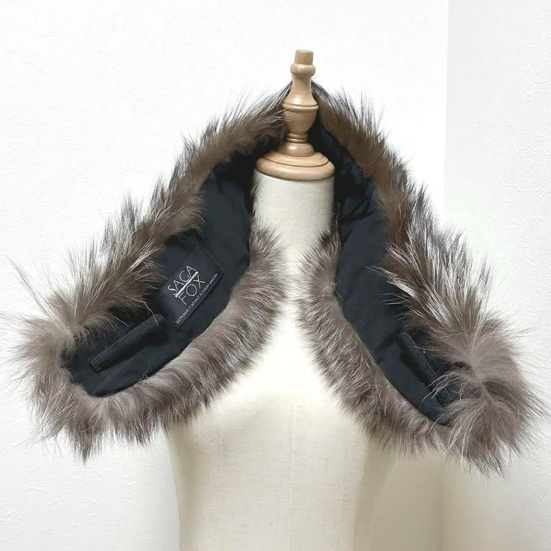 SAGA FOX サガフォックス ファーマフラー リアルファー SAGA FOX 日本製 サガ フォックス マフラー 豪華 ストール 全