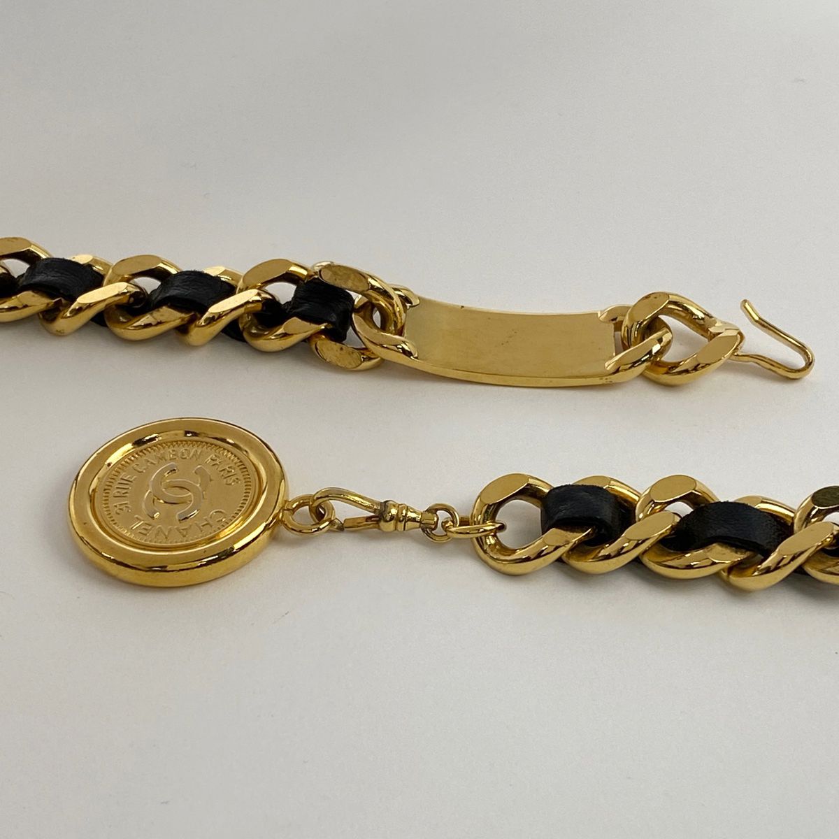 CHANEL/シャネル ココマーク 希少 ロゴ チェーン ベルト f_094 CHANEL/シャネル ココマーク 希少 ロゴ チェーン ベルト f_094