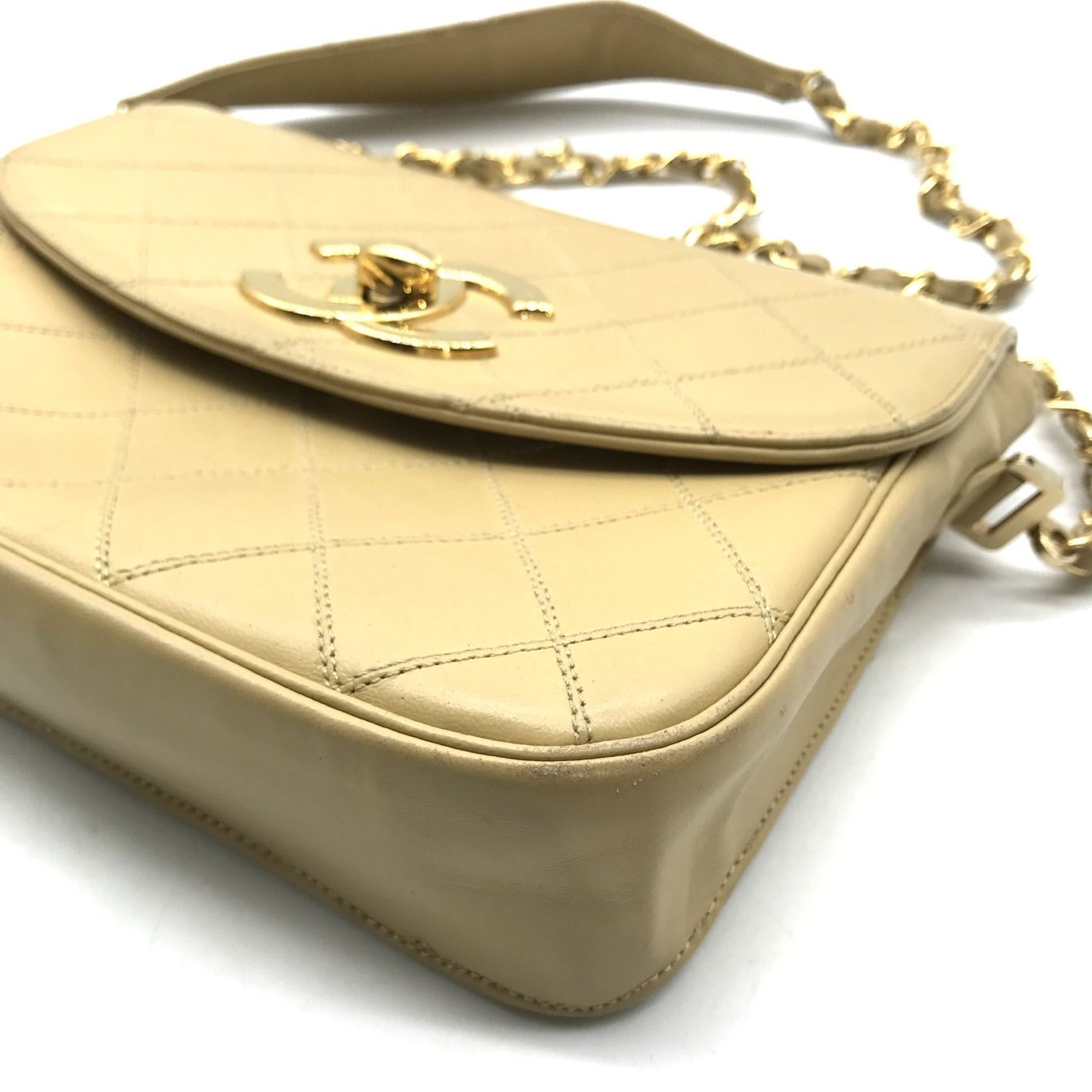 CHANEL シャネル ビコローレ デカココマーク ターンロック チェーン