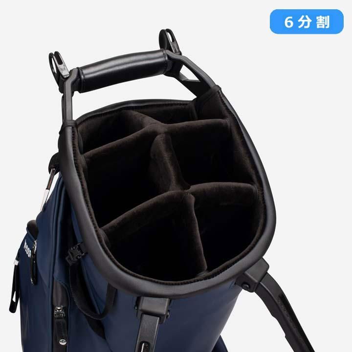 VESSEL プレイヤースタンド キャディバッグ 8.5型ダブルストラップ 美品 VESSEL（スポーツ） ベゼル 8.5型 スタンドバッグ Player 4.0