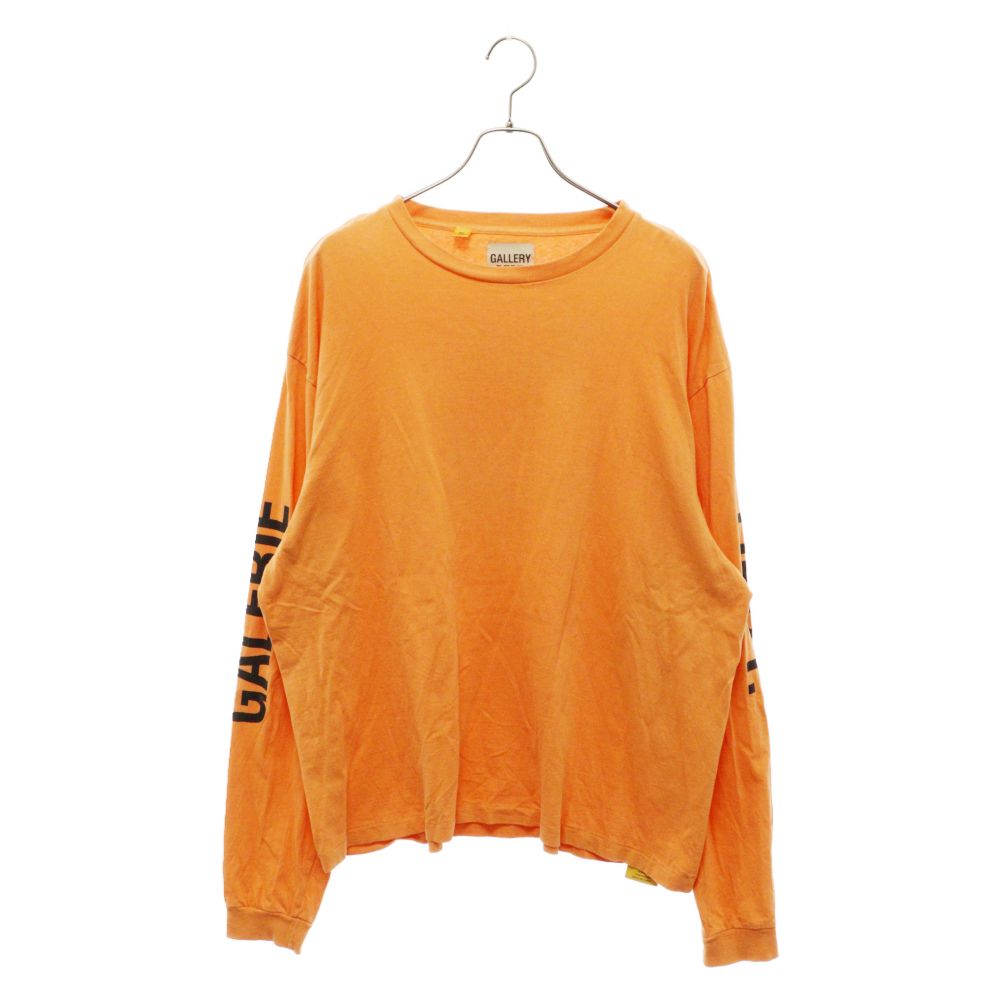 GALLERY DEPT. (ギャラリーデプト) FRENCH COLECTOR L／S TEE バックプリント クルーネック長袖Tシャツ  ロングスリーブ カットソー オレンジ - メルカリ