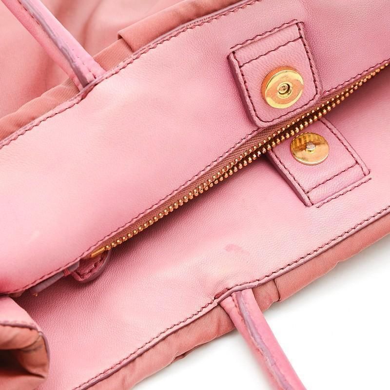 外ポケット×0個プラダ トートバッグ美品  - BN1601 ピンク