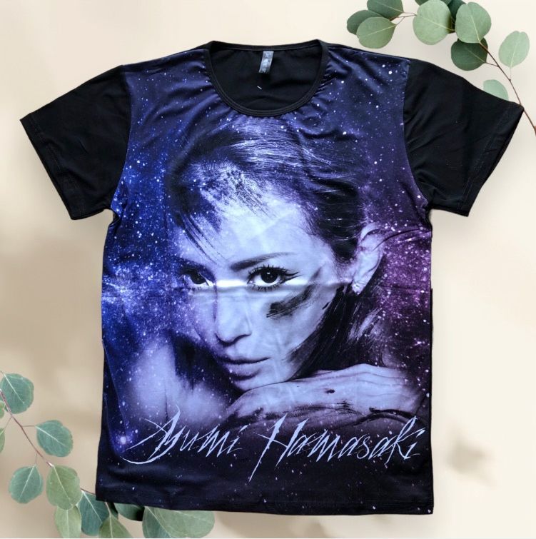 即日発送】浜崎あゆみ Ayu 3DプリントTシャツ サイズL パターン1 