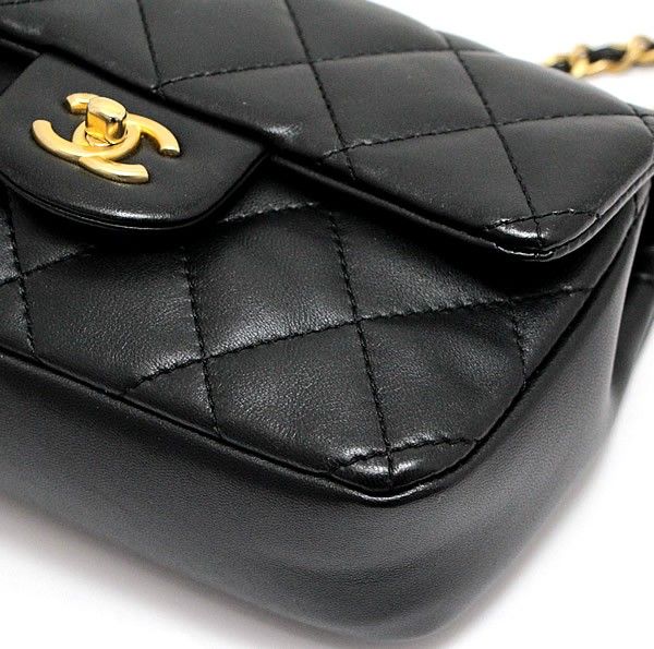 極美品 シャネル CHANEL ミニマトラッセ ハートチェーンショルダー  