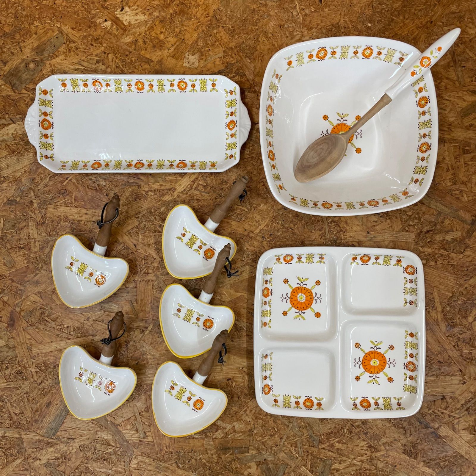 ZARA HOME カボチャガラス製ドーム&ウッドケーキ皿付【新品