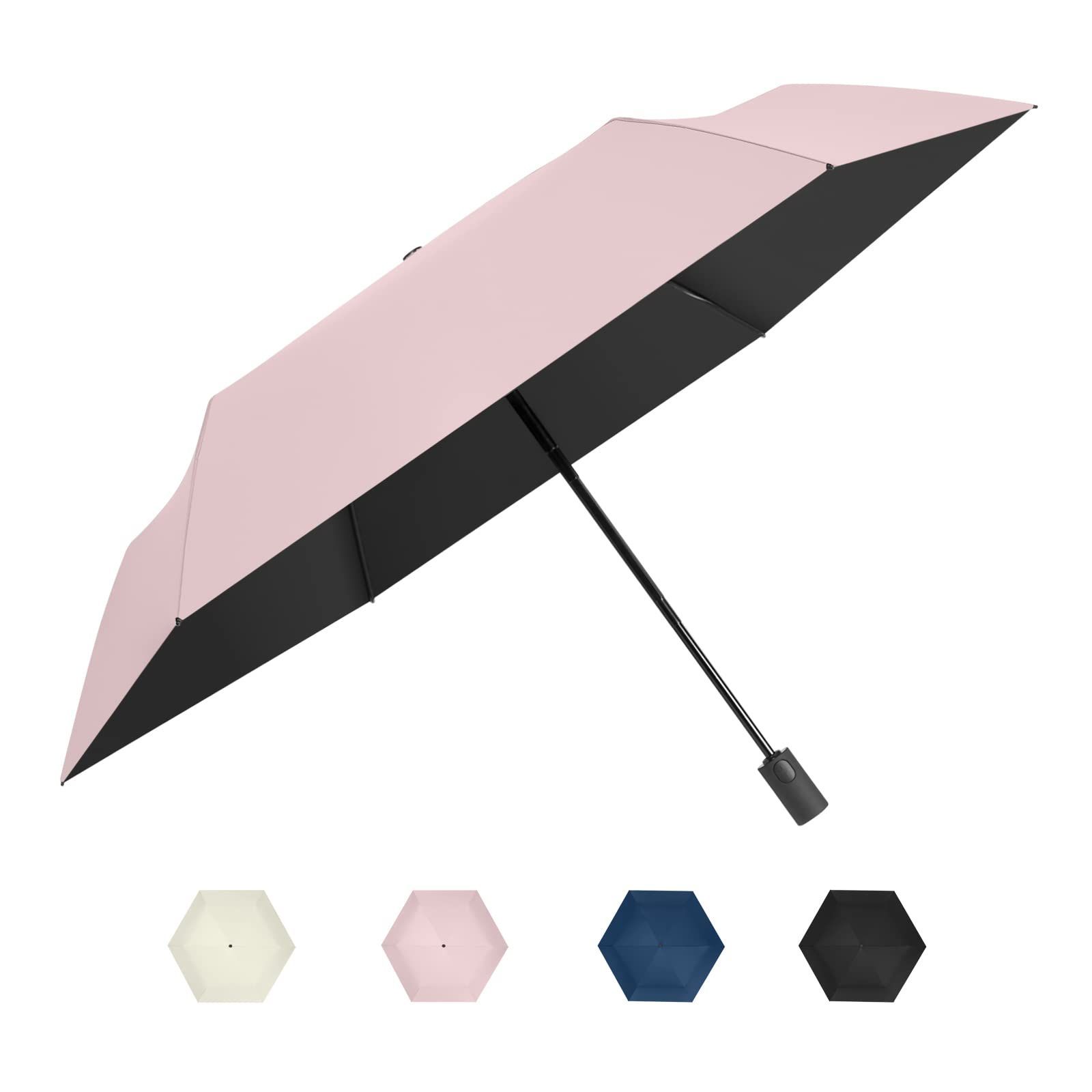 【新着商品】耐風撥水 晴雨兼用 折り畳み日傘 コンパクト 携帯便利 紫外線遮断 折りたたみ傘 メンズ 国内機関遮光率100%認証】 300T レディース 遮熱【2023新登場 完全遮光 母の日 100% UVカット