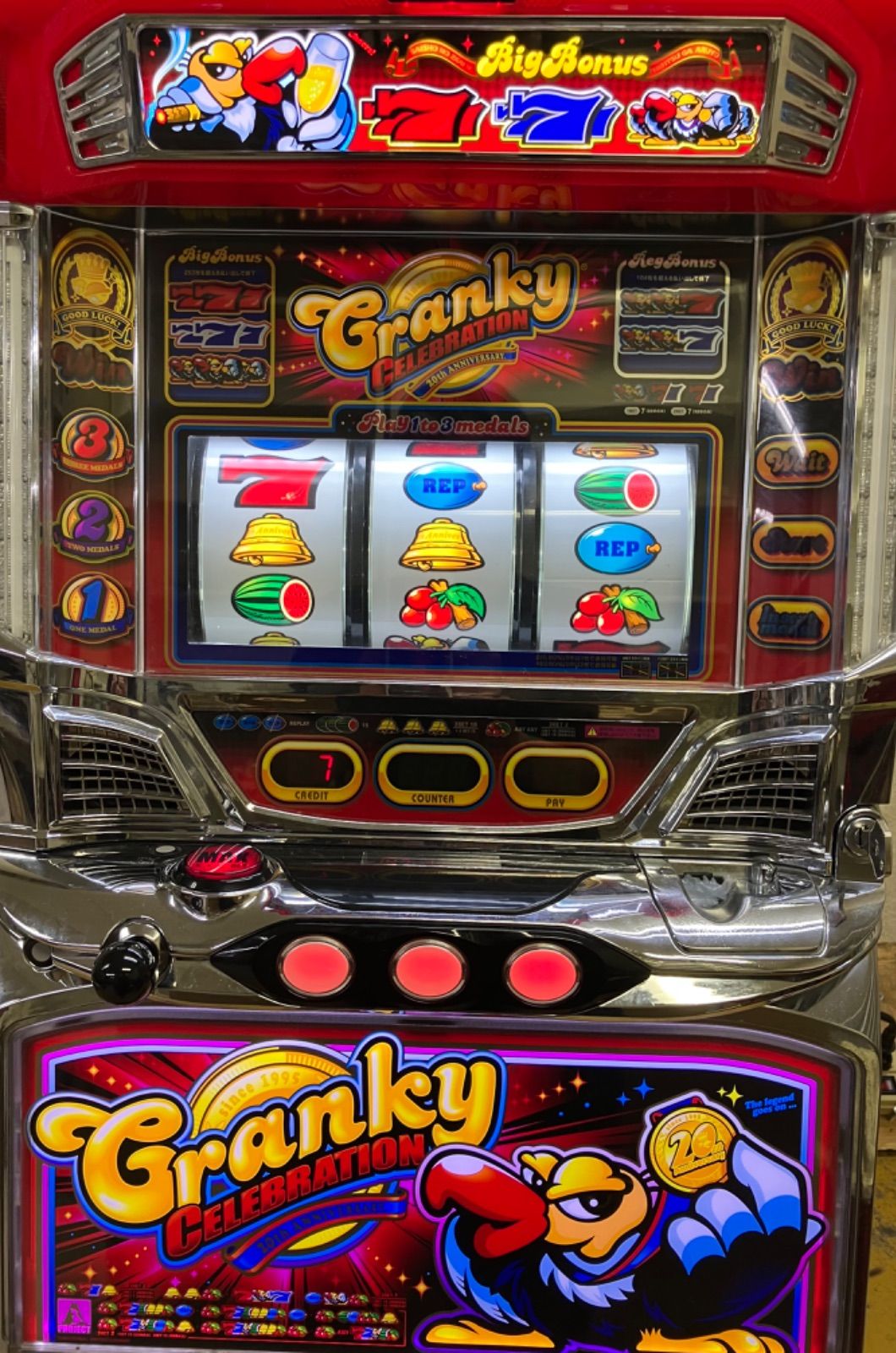 クランキーセレブレーション　実機 お取り寄せ商品】アクロス クランキーセレブレーション 中古パチスロ