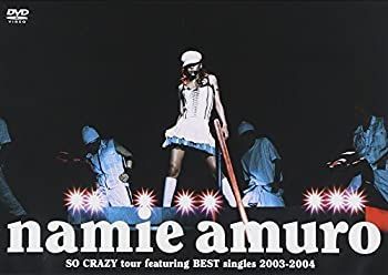 namie amuro SO CRAZY tour featuring BEST singles 2003-2004 [DVD] CD 【】(非常に良い)namie amuro BEST tour