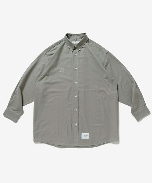トップス 222TQDT-SHM02 wtaps shirt WTAPS＞BD 01 / LS / COTTON. OXFORD. WU Tシャツ 222TQDT-SHM02