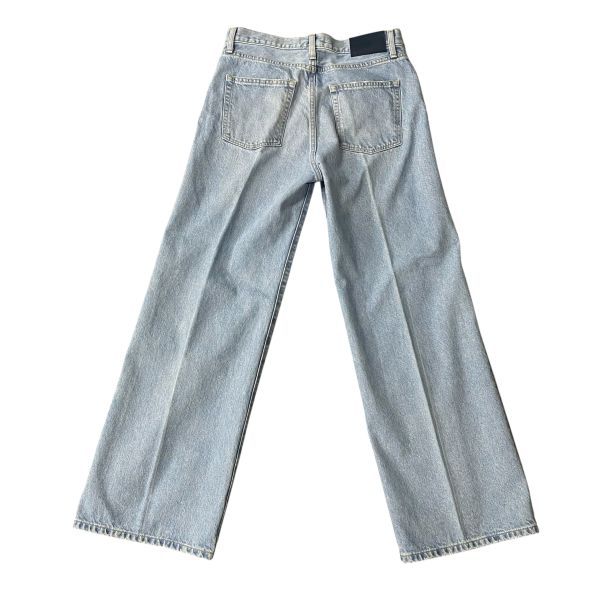 ◇ エブール ebure デニムパンツ ジーンズ ワイドシルエット ライト