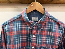 W49☆ANACHRONORM/アナクロノーム コットンチェックシャツ ネルシャツ