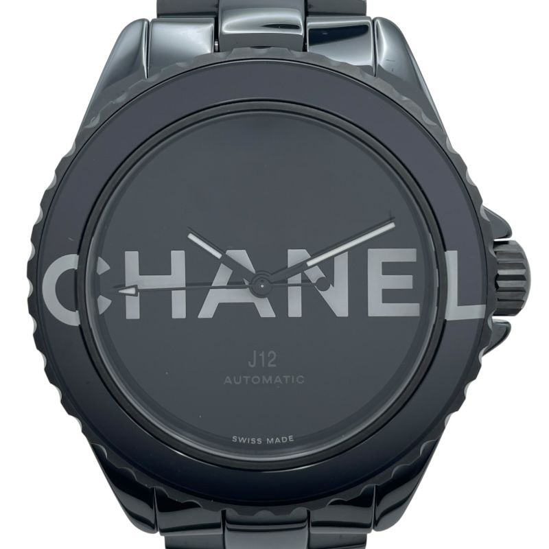 シャネル CHANEL J12 ウォンテッド ドゥ シャネル 38MM H7418 ブラック  