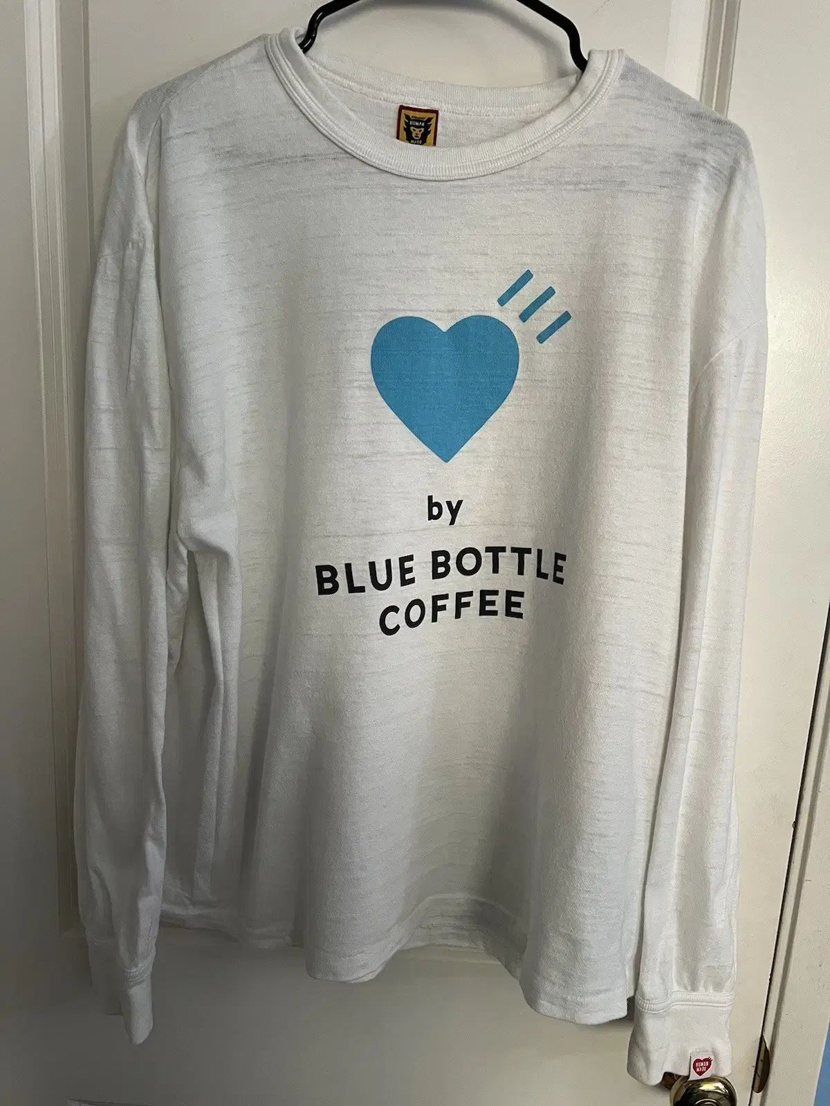 HUMAN MADE ヒューマンメイド x ブルーボトル コーヒー 長袖 ロングスリーブ Tシャツ 白 L