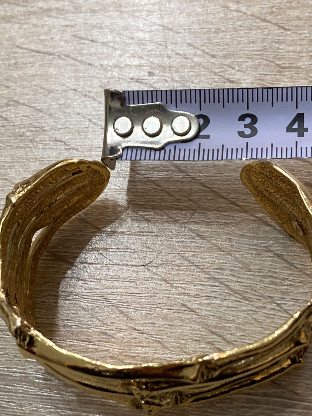 イブサンローラン ブレスレット バングル ゴールド 希少 美品