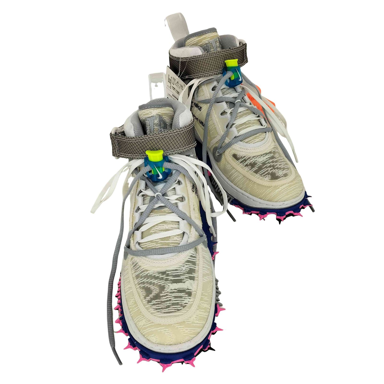 【未使用】rainbowfamホワイト夏用アウター白 OFF-WHITE オフホワイト GORE-TEX ペイントデザイン マウンテン