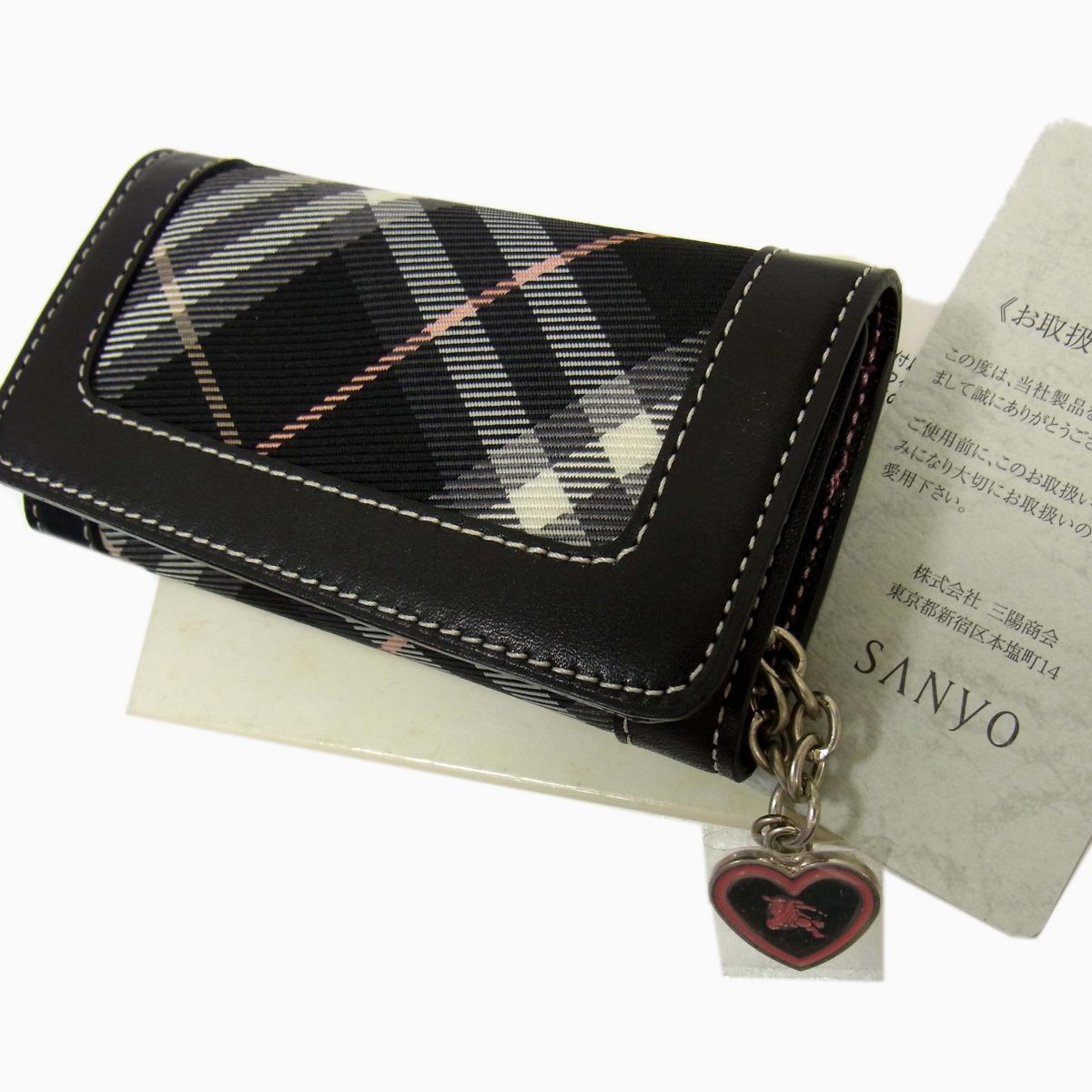 BURBERRY LONDON ENGLAND バーバリー 6連 キーケース BURBERRY LONDON ENGLAND バーバリー 6連 キーケース