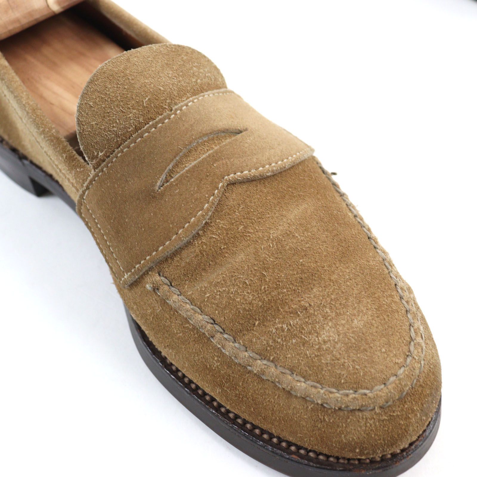 USA製 ALDEN オールデン スウェード コインローファー 62457 7