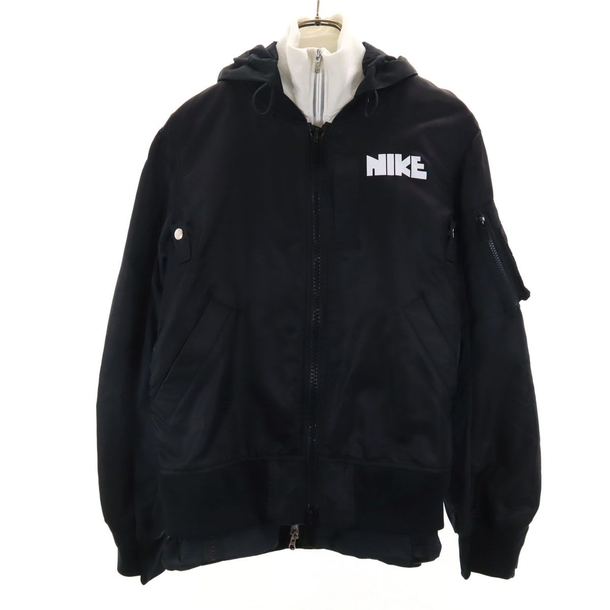 NIKE ナイキ 21AW sacai サカイ コラボ レイヤード ナイロンジャケット 
