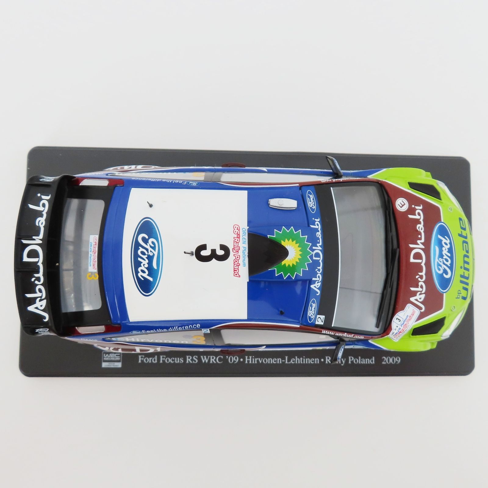 M09-W06 WRC公認 1/24 Ford Focus RS WRC '09 Hirvonen-Lehtinen