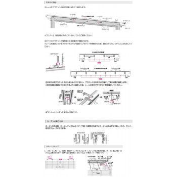 カーテンレール ロアール 2.0mダブル 木目ミディアム I0826 NEXPOTALLINN_EU