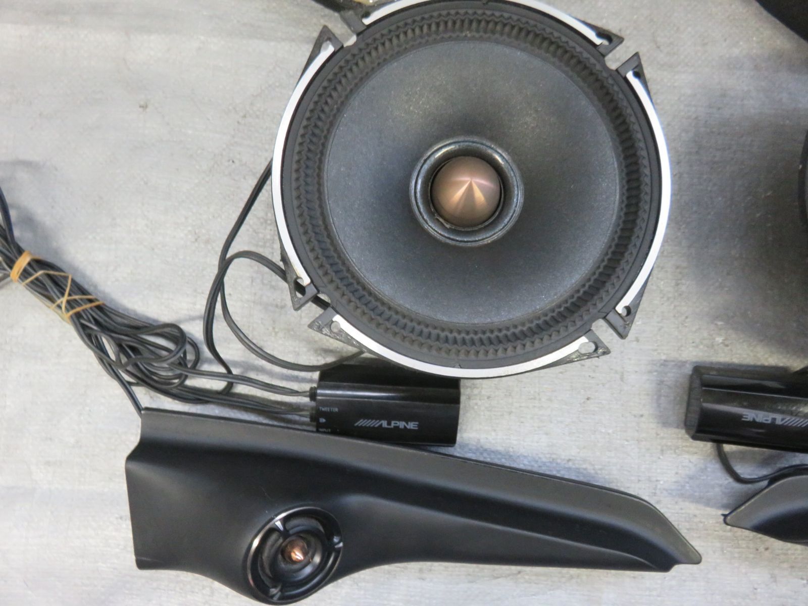 【アルパイン】50エスティマ　スピーカーシステムDDL-R170S ☆STD6323/エスティマ50系社外スピーカー人気 ALPINE アルパイン