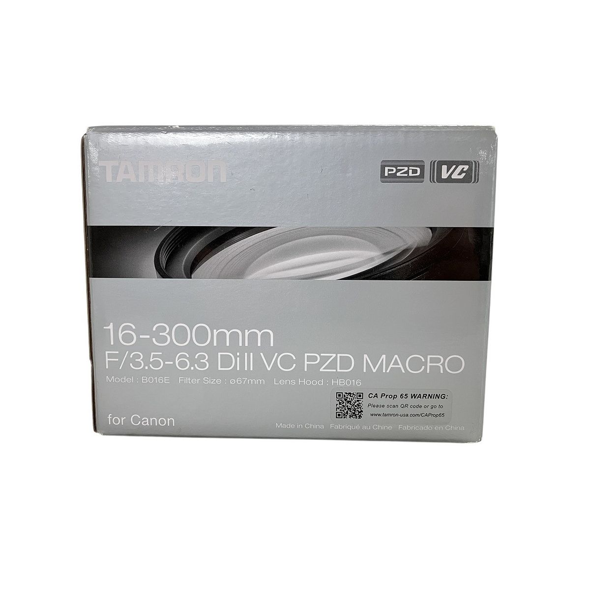 TAMRON Model B 016 E 16 300 mm F 3 5 6 Di II VC PZD MACRO キヤノン用 タムロン