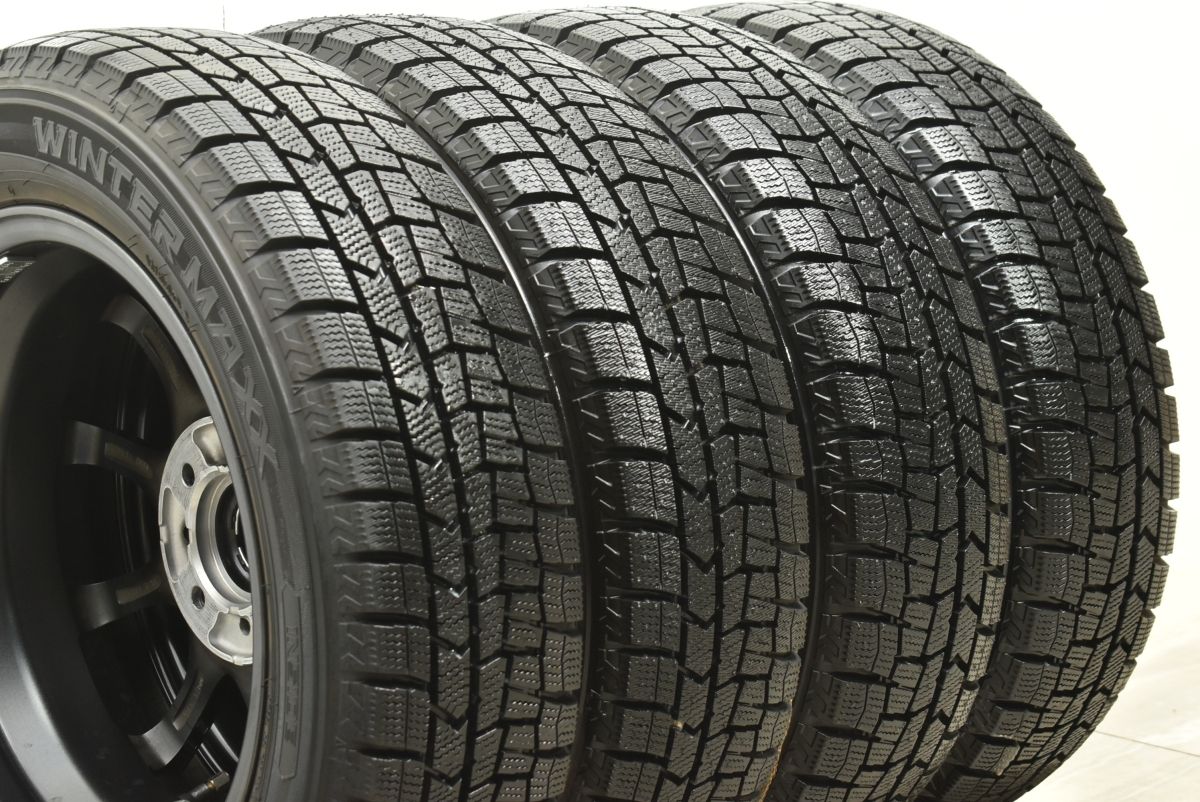 バリ溝 Weds VELVA 14in 4.5J 45 PCD100 ダンロップ ウインターマックス WM02 165 65R14 ハスラー ソリオ デリカD 2 プレオ FFCRYSTALESIA_COM