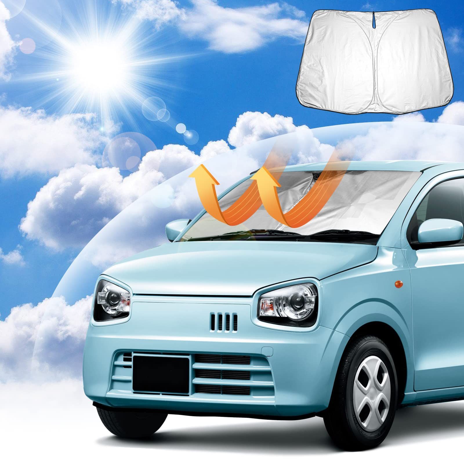 新着商品】アルト 8代目 サンシェード 日よけ アルト 8代目 スズキ HA36S HA36V 前