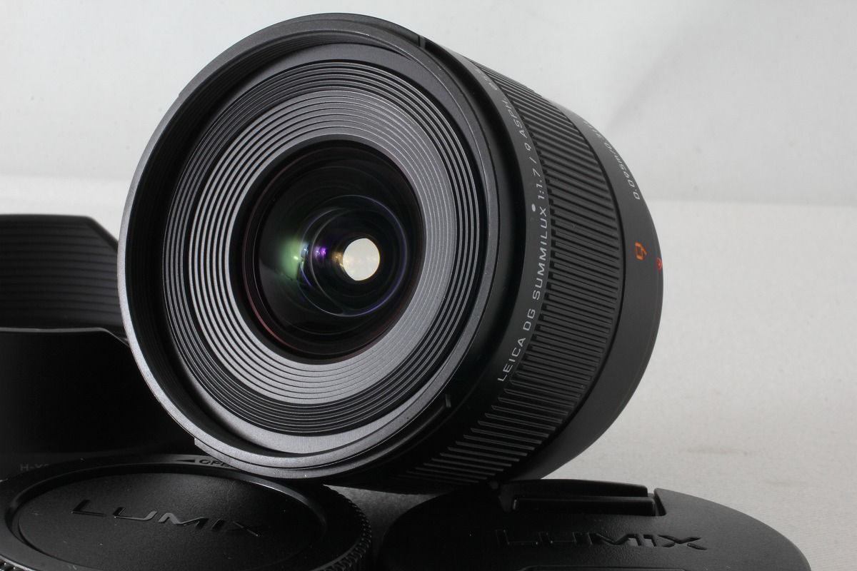 パナソニック Panasonic LEICA DG SUMMILUX 9mm F1.7 ASPH. H-X09 付属品完備 元箱◇45137