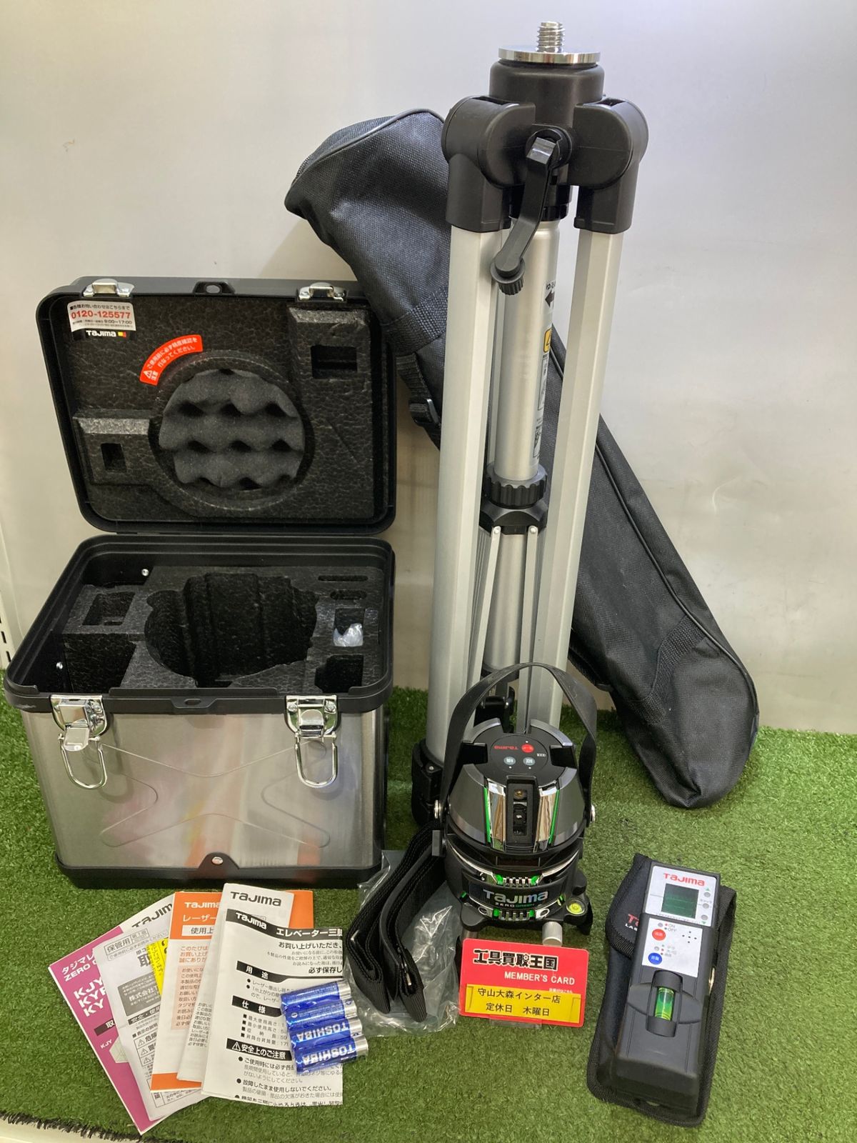 中古品】【0921】☆TAJIMA(タジマ) ZEROG2-KYSET 本体+受光器＋