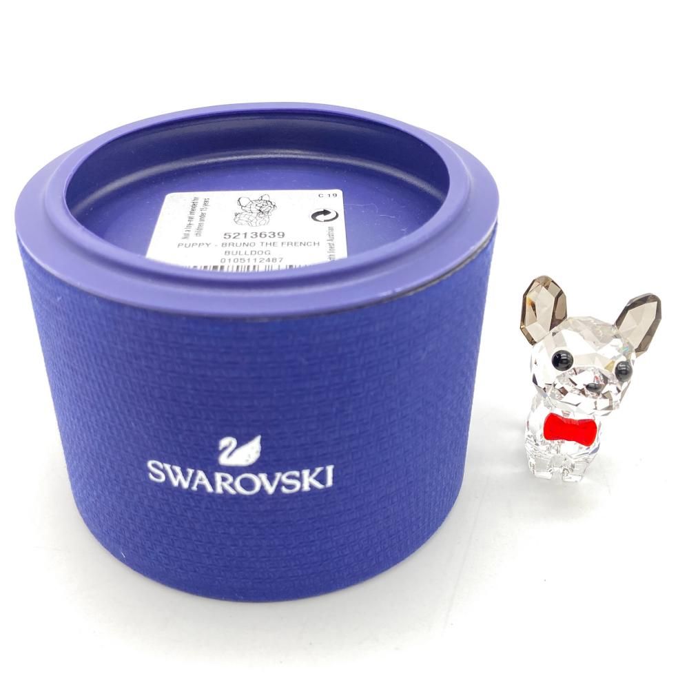 スワロフスキー　置物　PUPPY BRUNO スワロフスキー SWAROVSKI Puppy - Bruno（フレンチブルドッグ