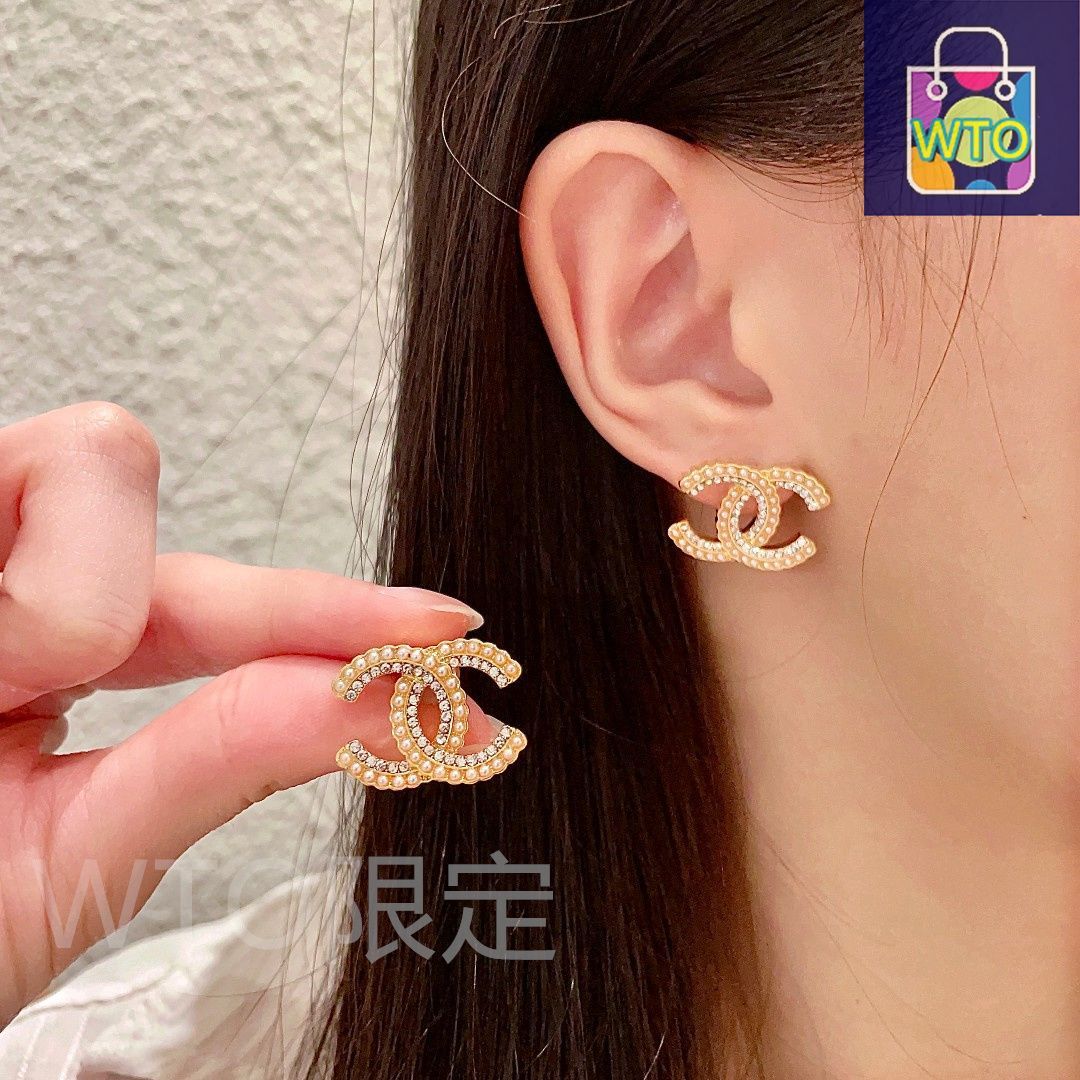今日特価】CHANEL シャネル 中古 ダブル C イヤリング