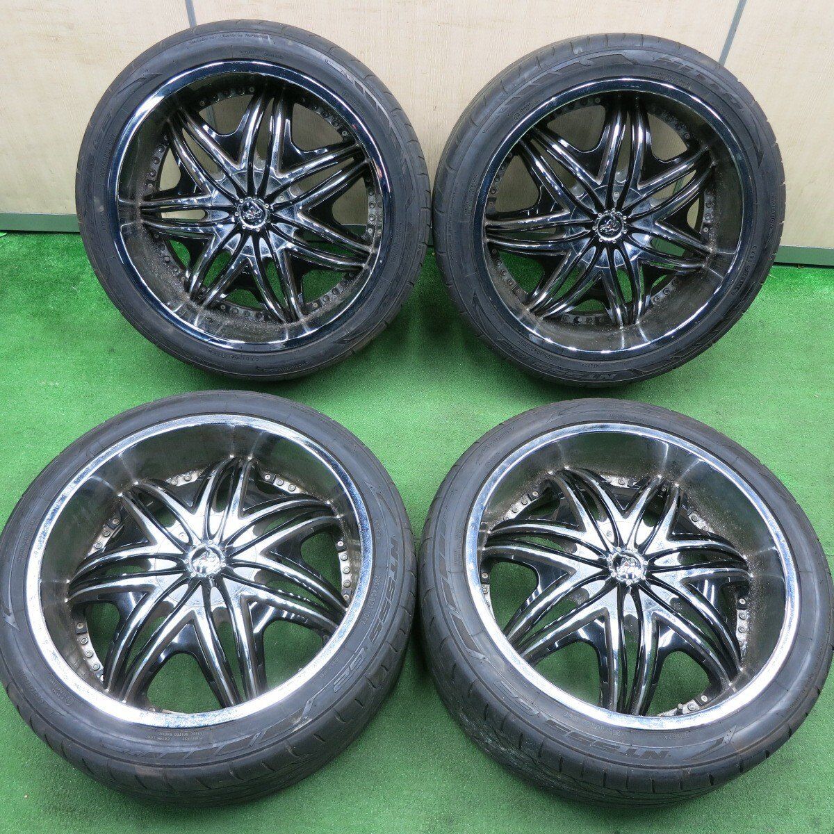 ～SOLD！～【中古品】22インチ ディアブロホイール ＆ ニットータイヤ セット SOLD！～【中古品】22インチ ディアブロホイール ＆ ニットータイヤ セット