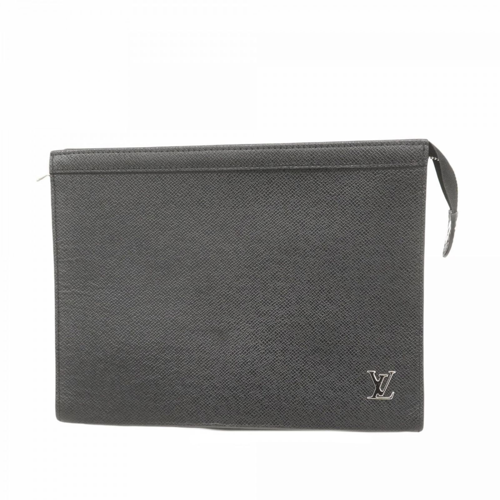 ルイ ヴィトン Louis Vuitton ルイ ヴィトン クラッチバッグ タイガ ポシェットヴォワヤージュ M30450 ブラックメンズ