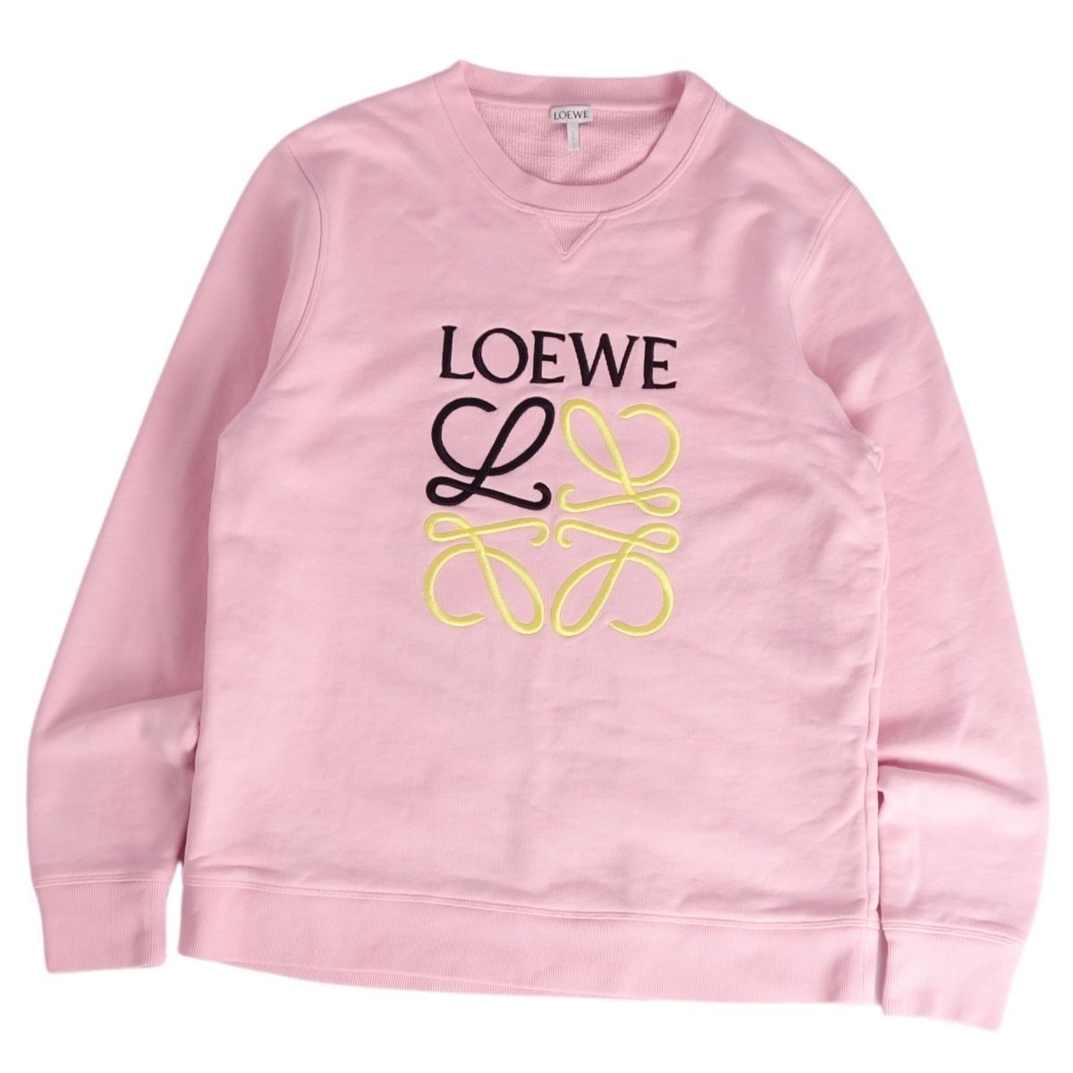 LOEWE ピンク クロップドスウェット L ロエベ スウェット ピンク L レディース LOEWE - LOEWE