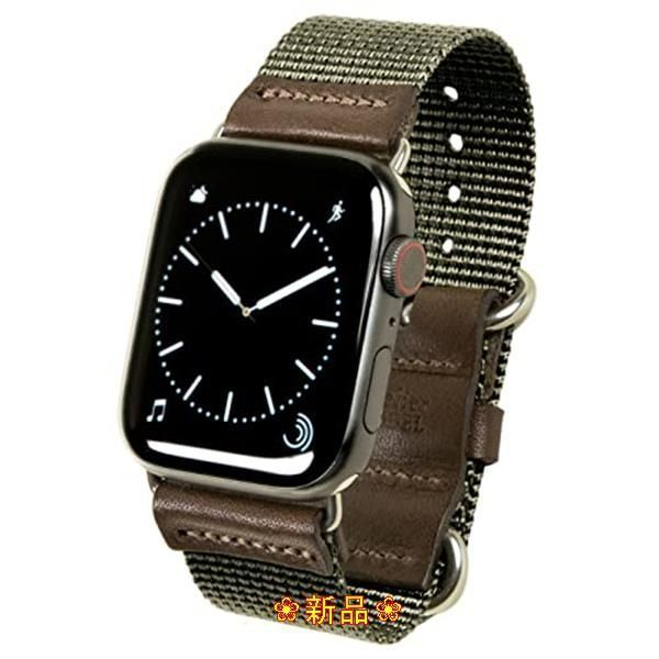 42mm/44mm/45mm/49mm_グレーオリーブ atelierCODEL Apple Watch バンド