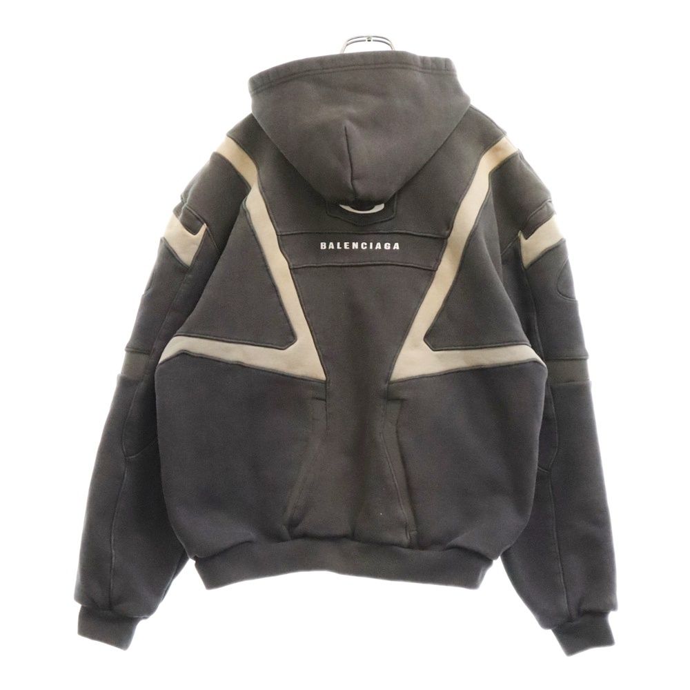 BALENCIAGA (バレンシアガ) UNITY SPORTS ICON BIKER ZIP-UP HOODIE