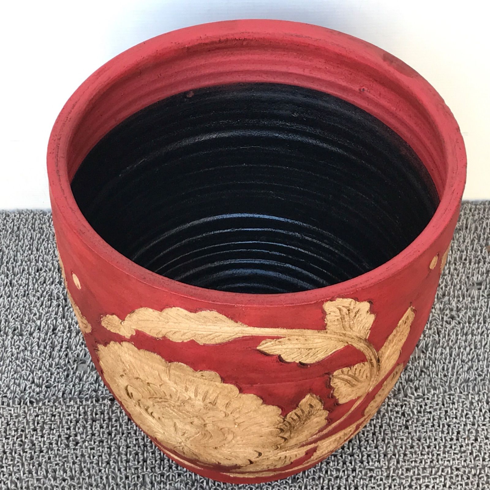 直径38cm 花葉柄