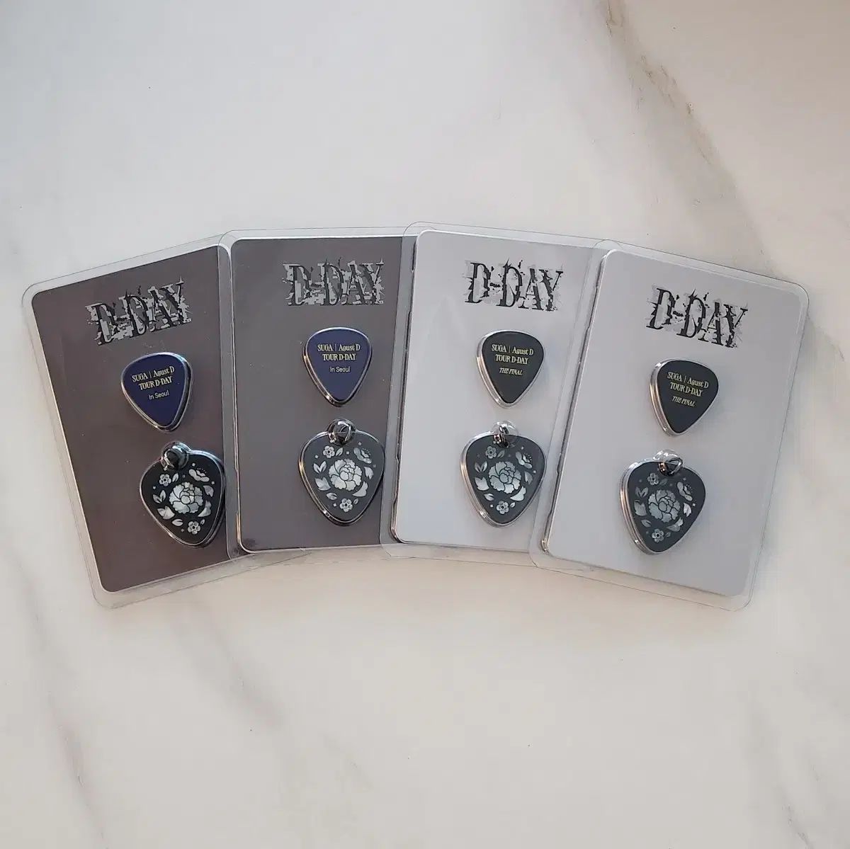 防弾少年団(BTS) - SUGA Agust D D-DAY THE FINAL ギターピック　韓国限定 BTS SUGA guitar pick set Agust D TOUR D-DAY Japan limited
