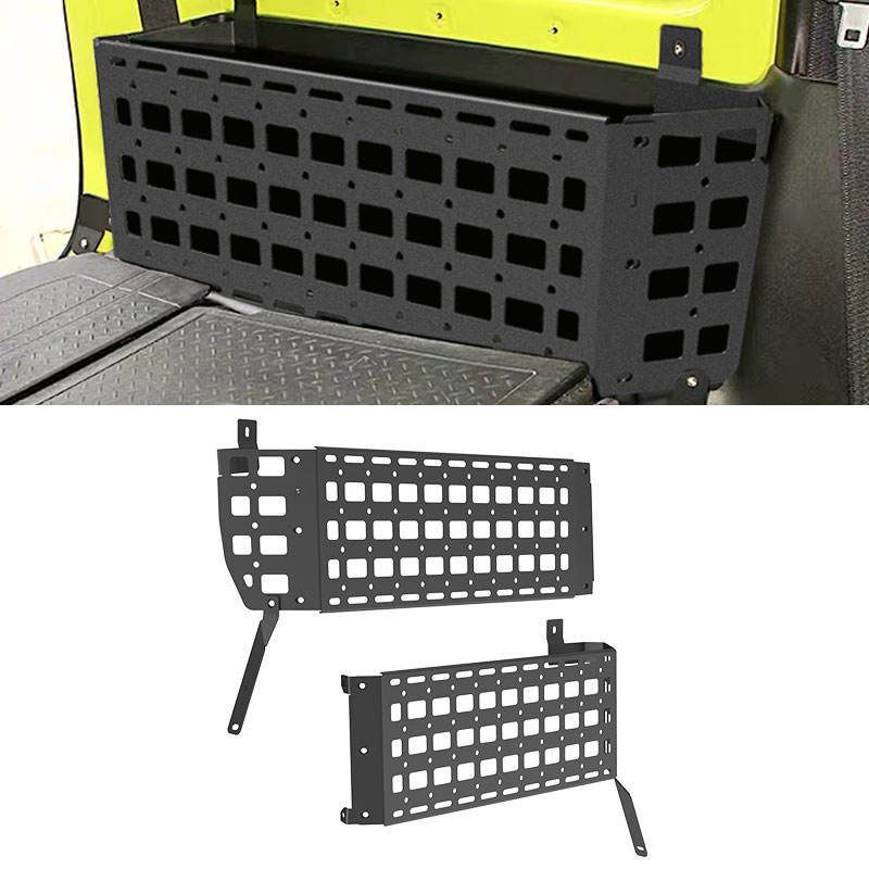 費用対効果が高い 送料無料 スズキ ジムニー JB74 テールゲート 収納フレーム 荷物整理 置物ラック 拡張パーツ 車内収納 アウトドア キャンプ 実用アクセサリー
