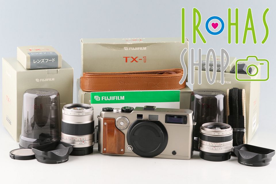 Fujifilm TX-1 + Super-EBC Fujinon 45mm F/4 + 90mm F/4 Lens + Hood