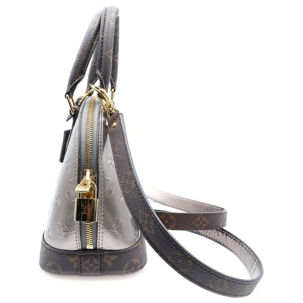 LOUIS VUITTON (ルイヴィトン) アルマBB ヴェルニ シャンパーニュ  