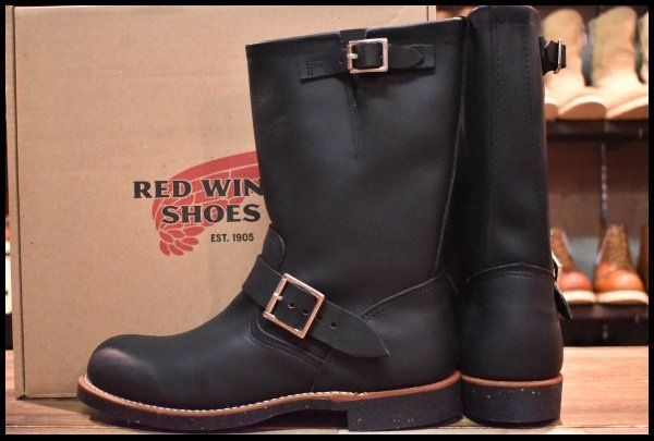 8.5D 箱付 未使用 14年】レッドウィング 2990 エンジニア 黒