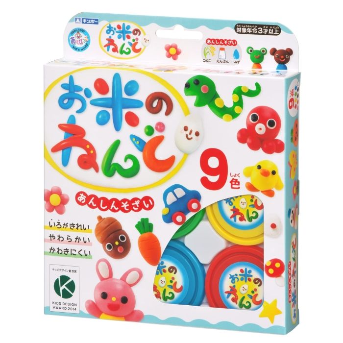 3営業日で発送 銀鳥産業 Ginchosangyou お米のねんど 9色セット A-RD9ZFR 462-300 入数 36