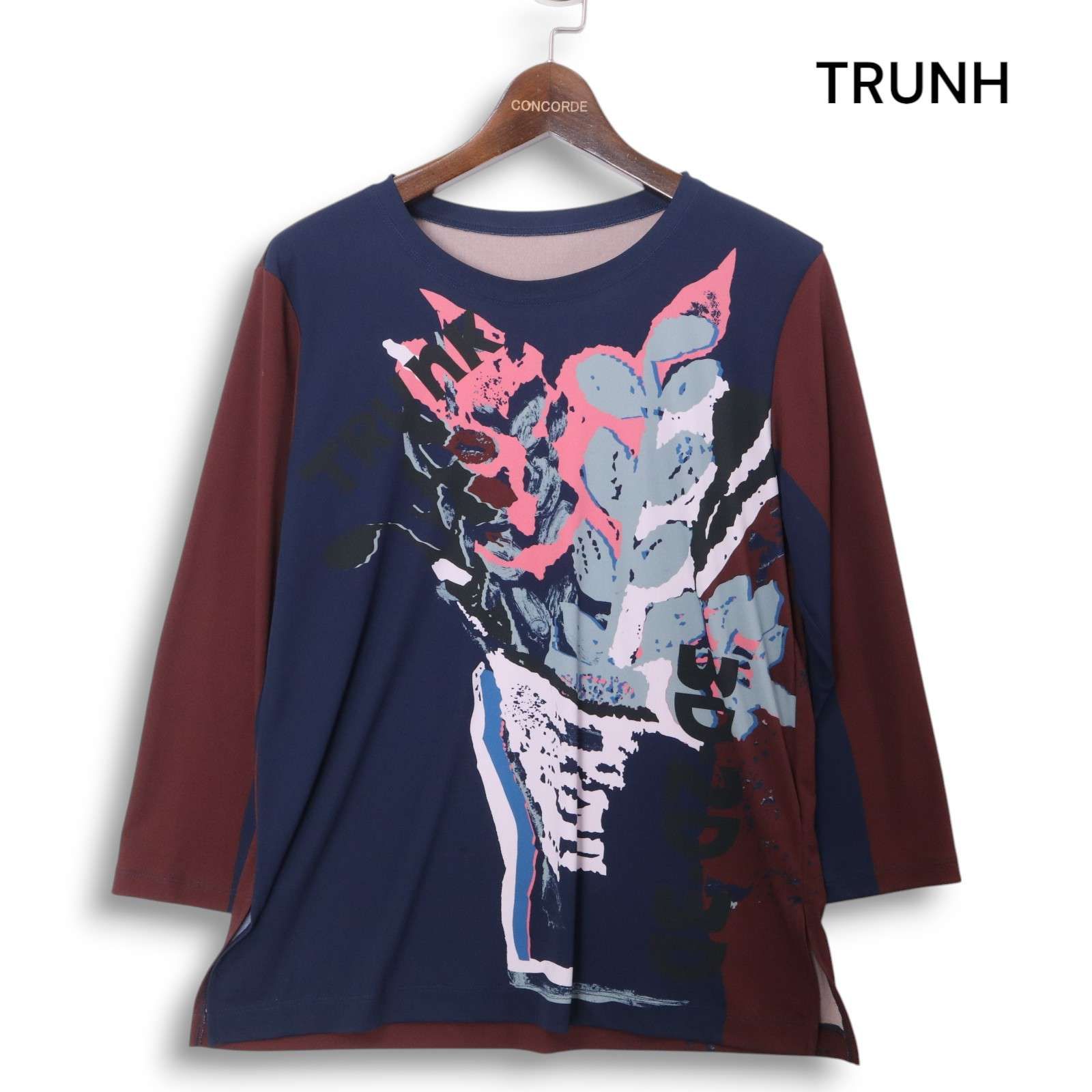 TRUNK HIROKO KOSHINO ヒロココシノ 春夏 プリント☆ 長袖